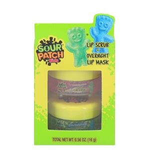 Sour Patch Kids Candy Lip Scrub + Overnight Lip Mask 0.56oz